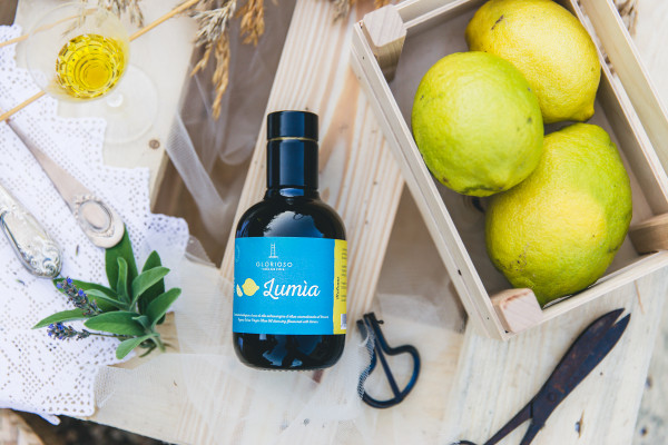 250ml Olio di Oliva Extra Vergine Biologico mit Bio-Zitronen-Extrakt, vegan