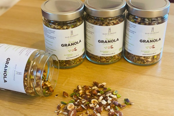 Granola - sizilianisches Superfood, vegan, ohne Zucker, glutenfrei, Low Carb,
