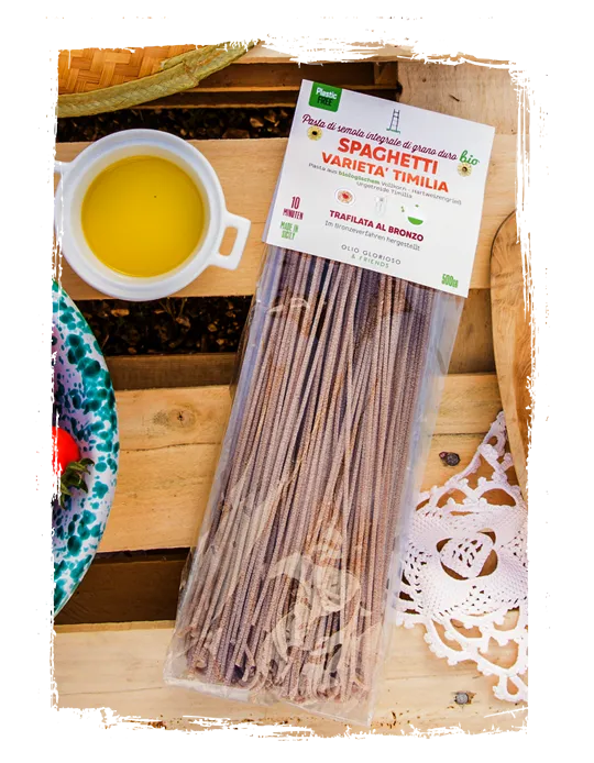 Olio Glorioso Bio Spaghetti aus sizilianischem Urgetreide