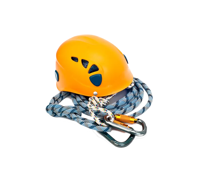 Kletterhelm in Sizilien